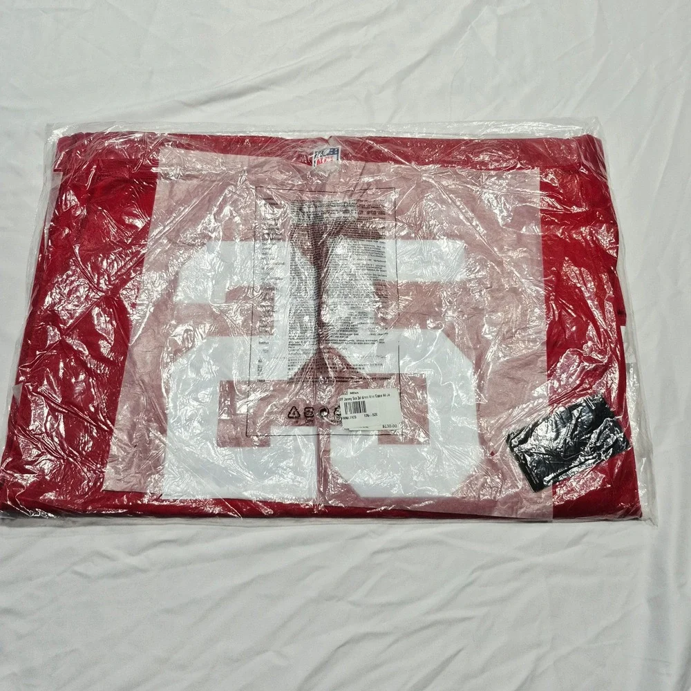 Elijah Mitchell San Francisco 49ers Nike Game Jersey Scarlet Red Men's Size 3XL